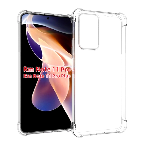 

For Xiaomi Redmi Note 11 Pro / 12 Pro 4G Shockproof Non-slip Thickening TPU Phone Case(Transparent)