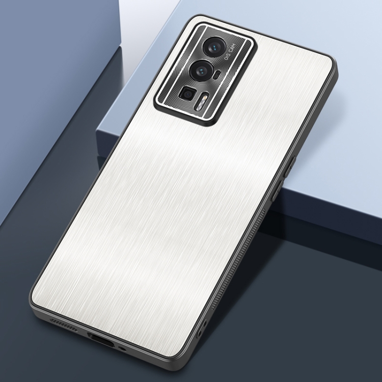 

For Xiaomi Redmi K60 Rain Silk Texture Shockproof Phone Case(White)