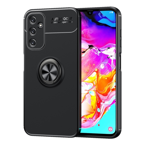 

For Samsung Galaxy A25 5G Metal Ring Holder TPU Phone Case(Black)