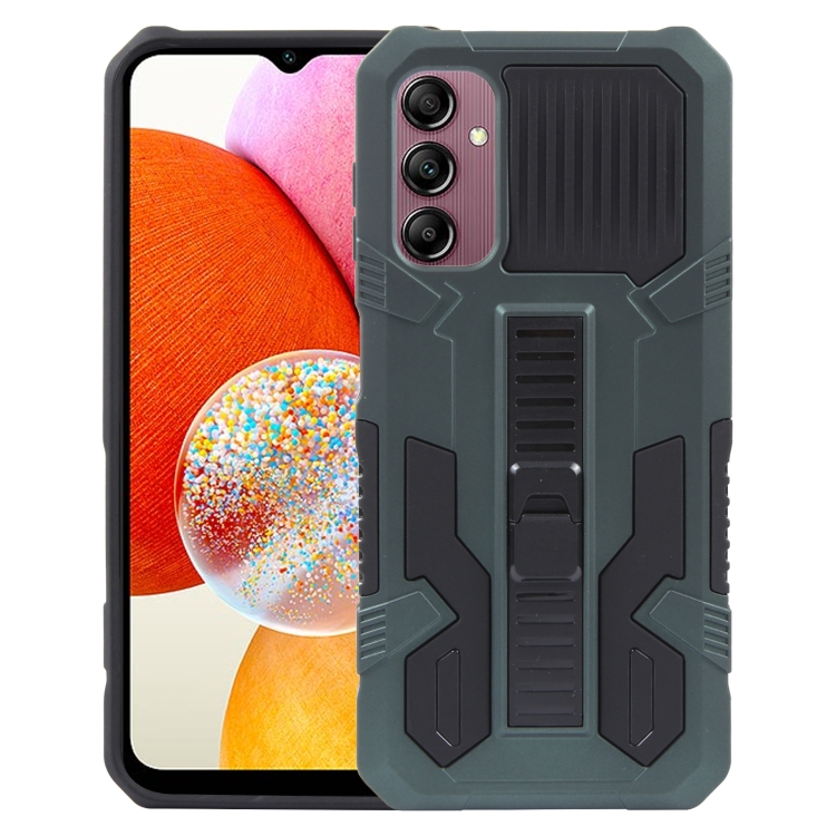 

For Samsung Galaxy A14 All Inclusive Double-color TPU + PC Phone Case(Green)