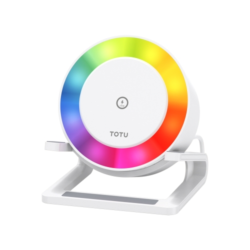 

TOTU M6064Q 4 in 1 Multifunctional Wireless Charging Bluetooth Speaker(White)