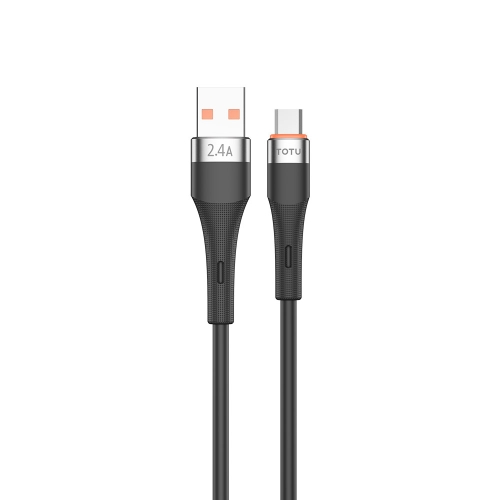 

TOTU CB-2 Series USB to Micro USB Aluminum Alloy Skin Feel Data Cable, Length:2m(Black)