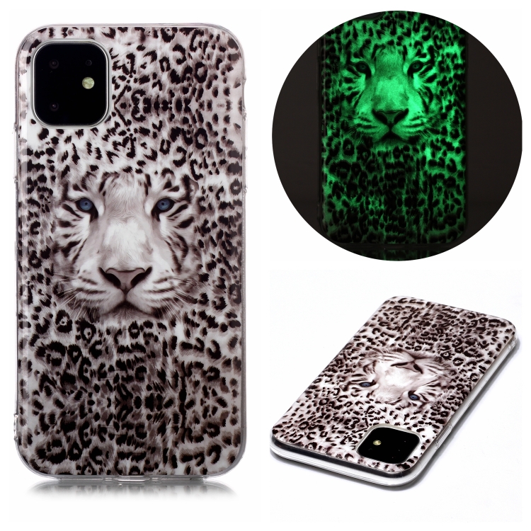 

For iPhone 11 Luminous TPU Soft Protective Case(Leopard Tiger)
