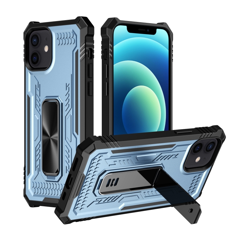 

For iPhone 11 Pro Max Invisible Holder Phone Case(Sky Blue)