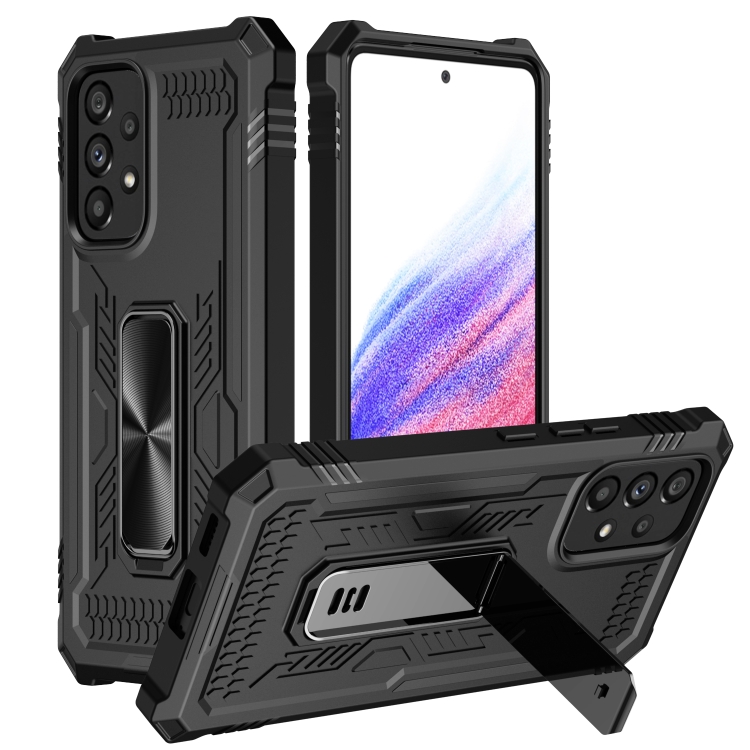 

For Samsung Galaxy A53 Invisible Holder Phone Case(Black)