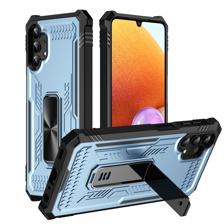 

For Samsung Galaxy A14 5G / 4G Invisible Holder Phone Case(Sky Blue)