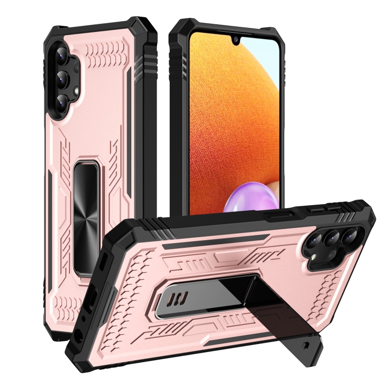 

For Samsung Galaxy A03 Core Invisible Holder Phone Case(Pink)