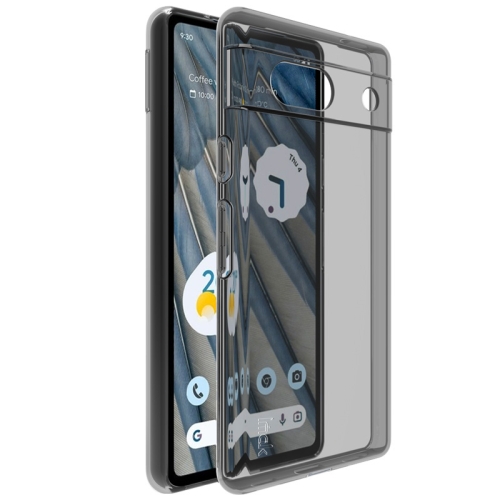 

For Google Pixel 7a IMAK UX-5 Series Transparent Shockproof TPU Protective Phone Case(Transparent Black)