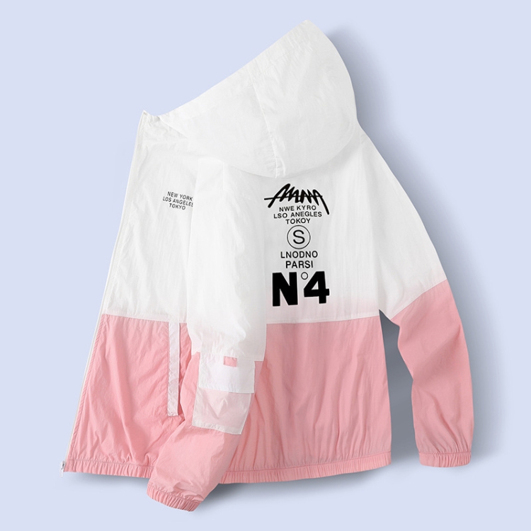 

Summer Men and Women Thin Casual Hoodie Sun Protection Clothing, Size:S(603-Pink)