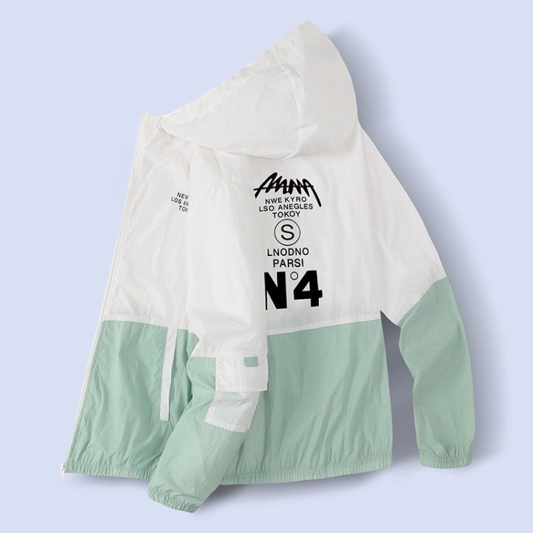 

Summer Men and Women Thin Casual Hoodie Sun Protection Clothing, Size:XL(603-Light Green)