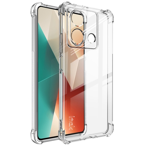 For Xiaomi Redmi Note 13 imak Shockproof Airbag TPU Phone Case(Transparent)