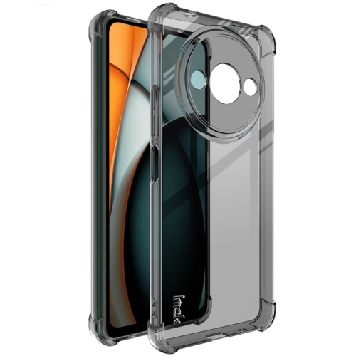 

For Xiaomi Redmi A3 4G imak Shockproof Airbag TPU Phone Case(Transparent Black)
