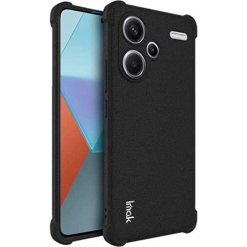 

For Xiaomi Redmi Note 13 Pro 5G imak Shockproof Airbag TPU Phone Case(Matte Black)