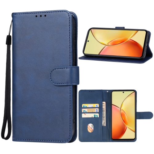 

For vivo Y36 Russia Leather Phone Case(Blue)