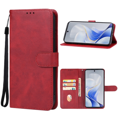 

For vivo S19 Pro Leather Phone Case(Red)