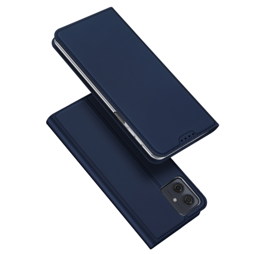 

For Motorola Moto G54 DUX DUCIS Skin Pro Series Flip Leather Phone Case(Blue)