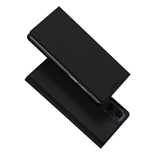 

For Motorola Moto G04 / G24 / G24 Power DUX DUCIS Skin Pro Series Flip Leather Phone Case(Black)