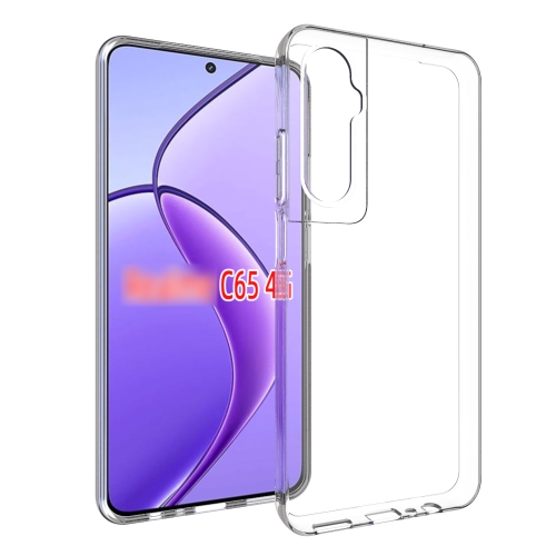 

For Realme C65 4G Waterproof Texture TPU Phone Case(Transparent)