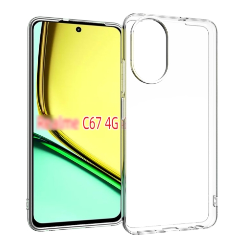 

For Realme C67 4G Global Waterproof Texture TPU Phone Case(Transparent)
