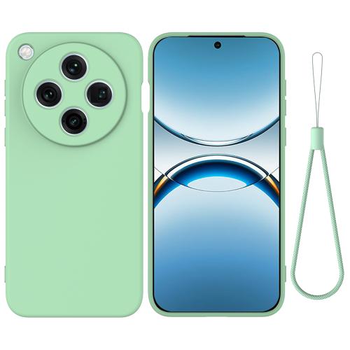 

For OPPO Find X8 Pro Pure Color Liquid Silicone Shockproof Phone Case(Green)