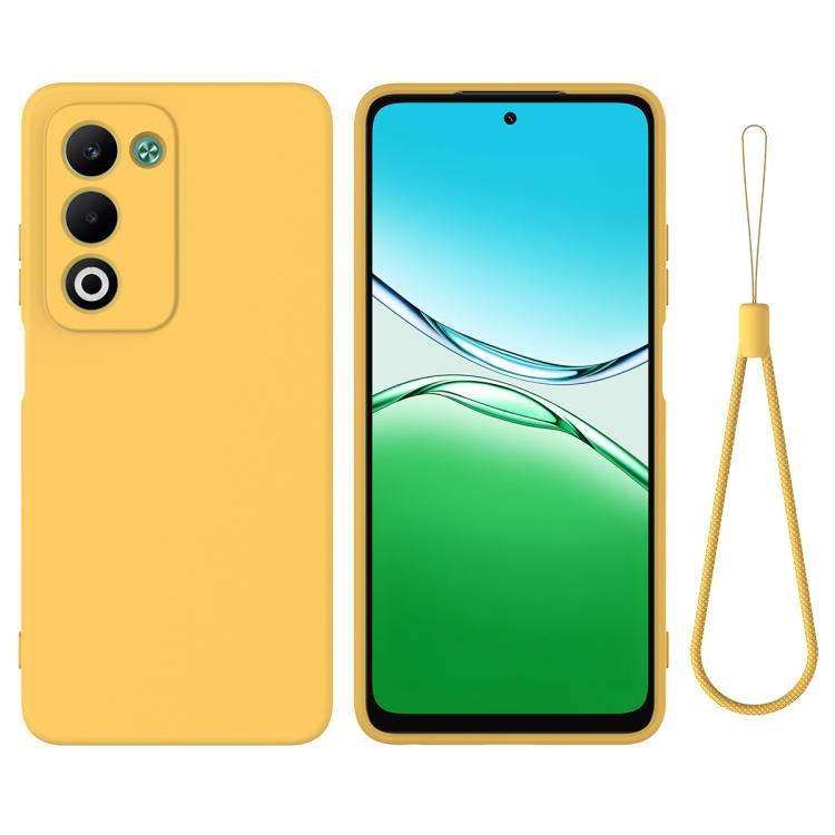 Funda de silicona líquida de color sólido para OPPO A5 4G 5G