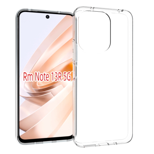 

For Xiaomi Redmi Note 13R Waterproof Texture TPU Phone Case(Transparent)