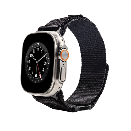 For Apple Watch Ultra 2 49mm AW Nylon Two-Section Watch Band(Army