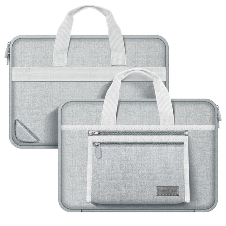 

13-14 inch Oxford Fabric Portable Laptop Handbag(Grey)
