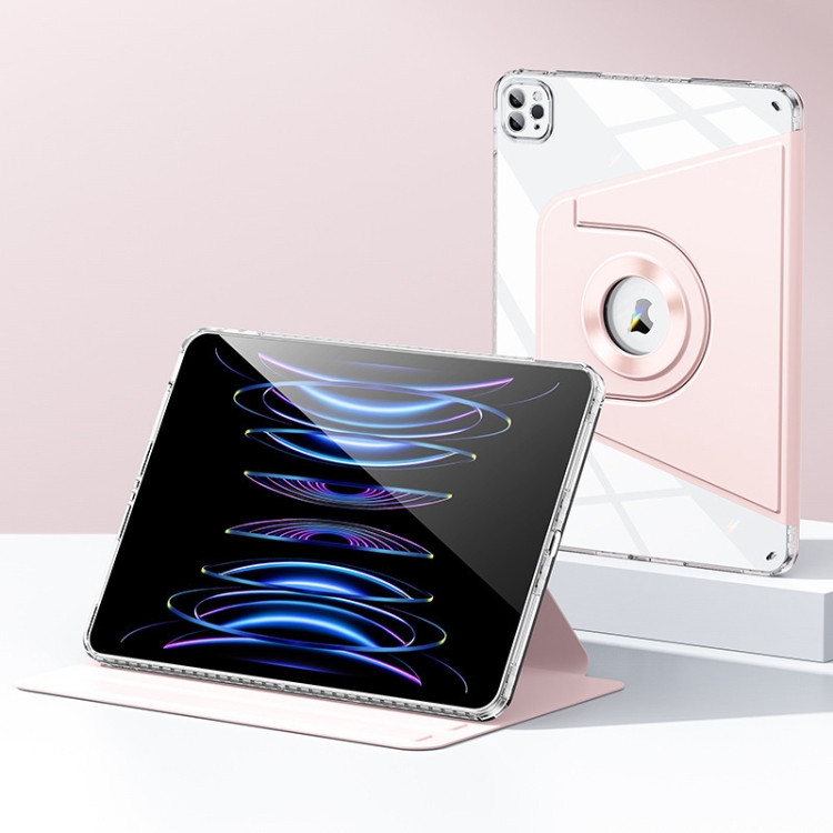

For iPad Pro 12.9 2022 / 2021 / 2020 Magnetic Split Leather Smart Tablet Case(Pink)