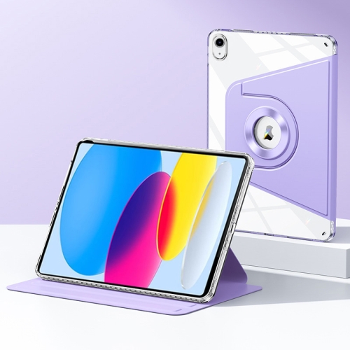 

For iPad 10th Gen 10.9 2022 Magnetic Split Leather Smart Tablet Case(Purple)