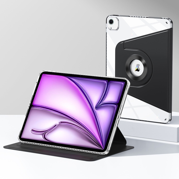 

For iPad Air 13 2025 / 2024 Magnetic Split Leather Smart Tablet Case(Black)