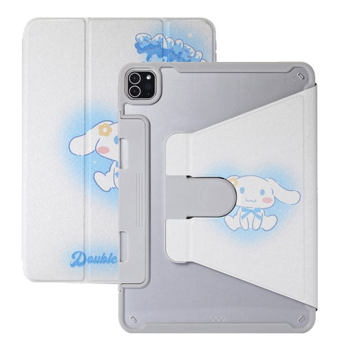 

For iPad 10.2 2021 / 2020 / 10.5 Split Drawer Rotation Painted Leather Smart Tablet Case(Cute Dog)