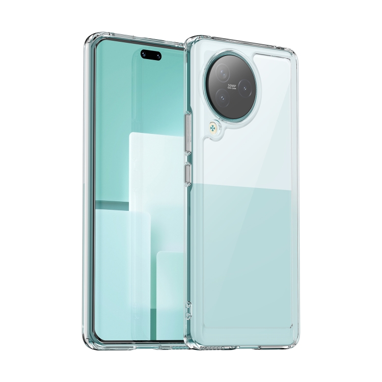 

For Xiaomi Civi 3 Colorful Series Acrylic Hybrid TPU Phone Case(Transparent)