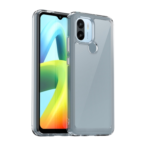 

For Xiaomi Redmi A2+ Colorful Series Acrylic Hybrid TPU Phone Case(Transparent)