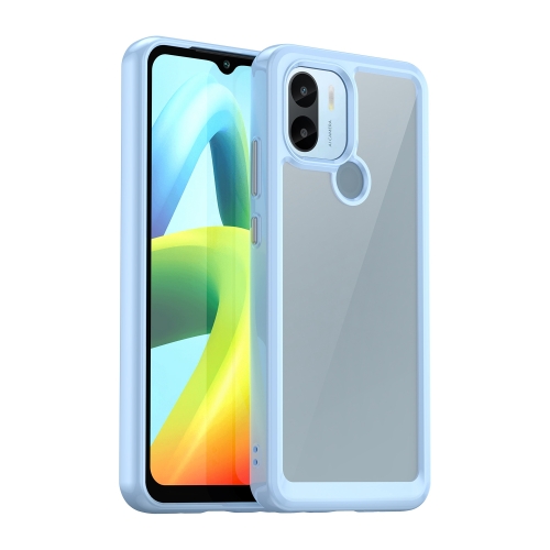 

For Xiaomi Redmi A2+ Colorful Series Acrylic Hybrid TPU Phone Case(Blue)