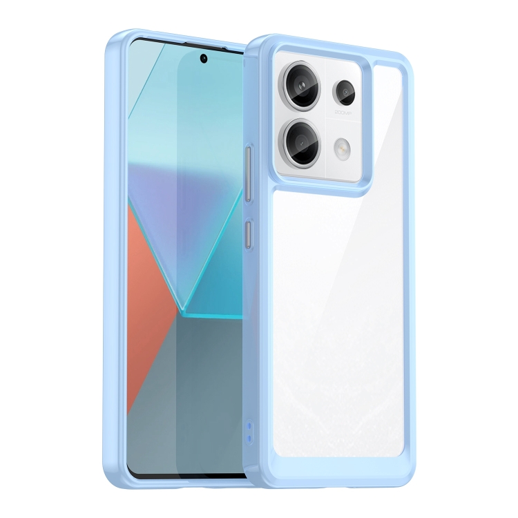 

For Xiaomi Redmi Note 13 Pro 5G Colorful Series Acrylic Hybrid TPU Phone Case(Blue)