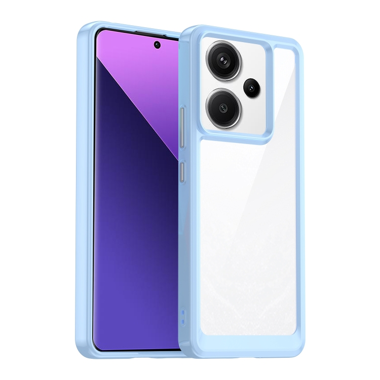

For Xiaomi Redmi Note 13 Pro+ Colorful Series Acrylic Hybrid TPU Phone Case(Blue)