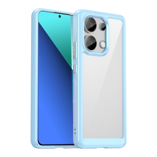 

For Xiaomi Redmi Note 13 4G Global Colorful Series Acrylic Hybrid TPU Phone Case(Blue)