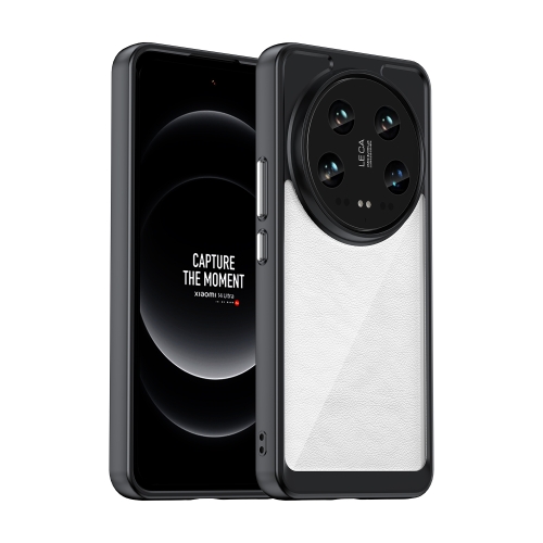 

For Xiaomi 14 Ultra Colorful Series Acrylic Hybrid TPU Phone Case(Black)