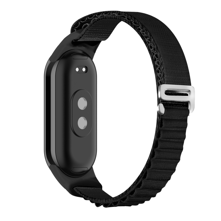 For Xiaomi Mi Band Loop Nylon Watch Band(Black)