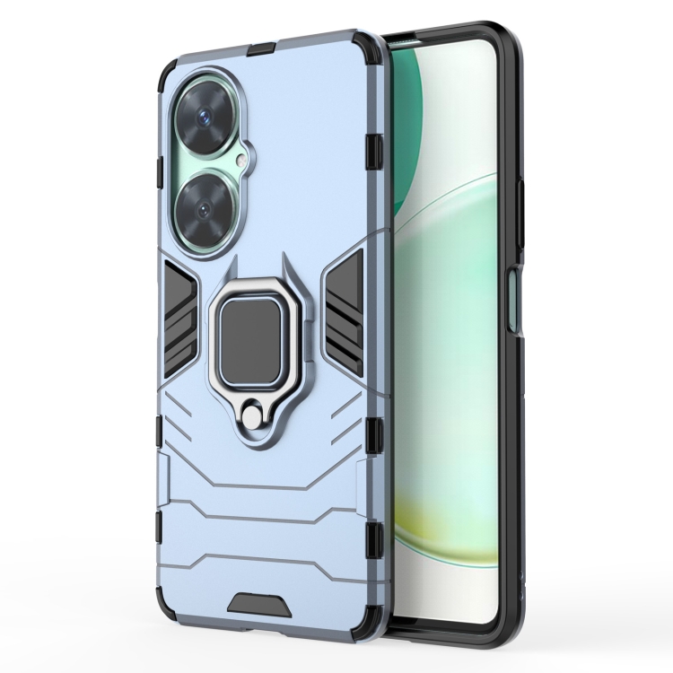 

For Huawei nova 11i Magnetic Ring Holder PC + TPU Phone Case(Navy Blue)