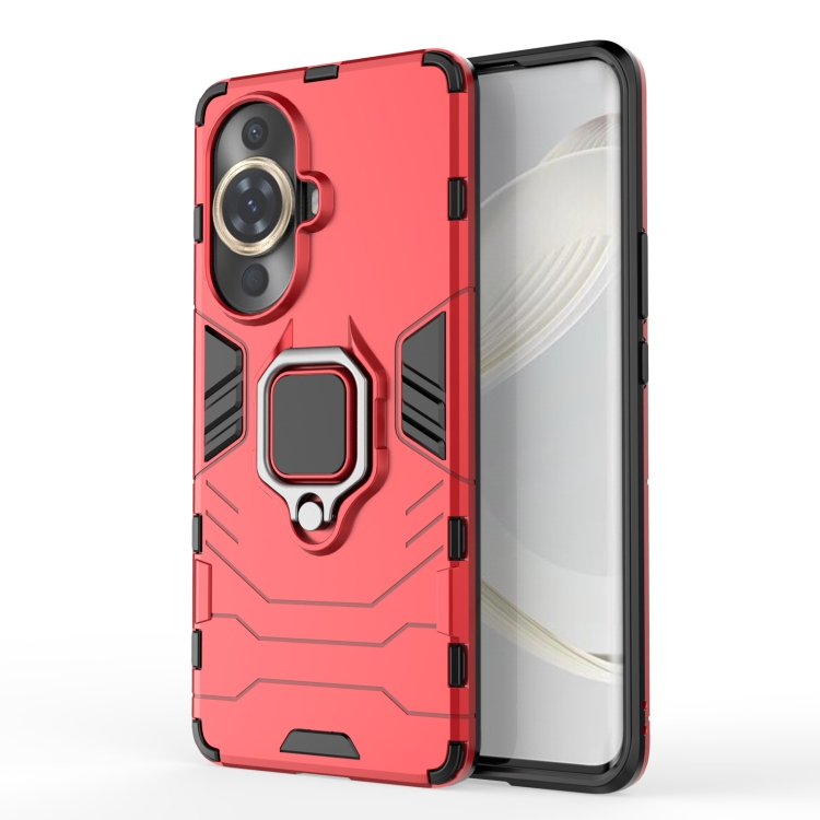 

For Huawei nova 11 Pro Magnetic Ring Holder PC + TPU Phone Case(Red)