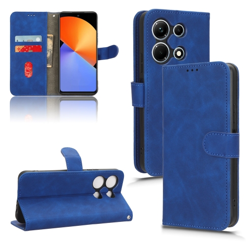 For Infinix Note 30 Skin Feel Magnetic Flip Leather Phone Case(Blue)