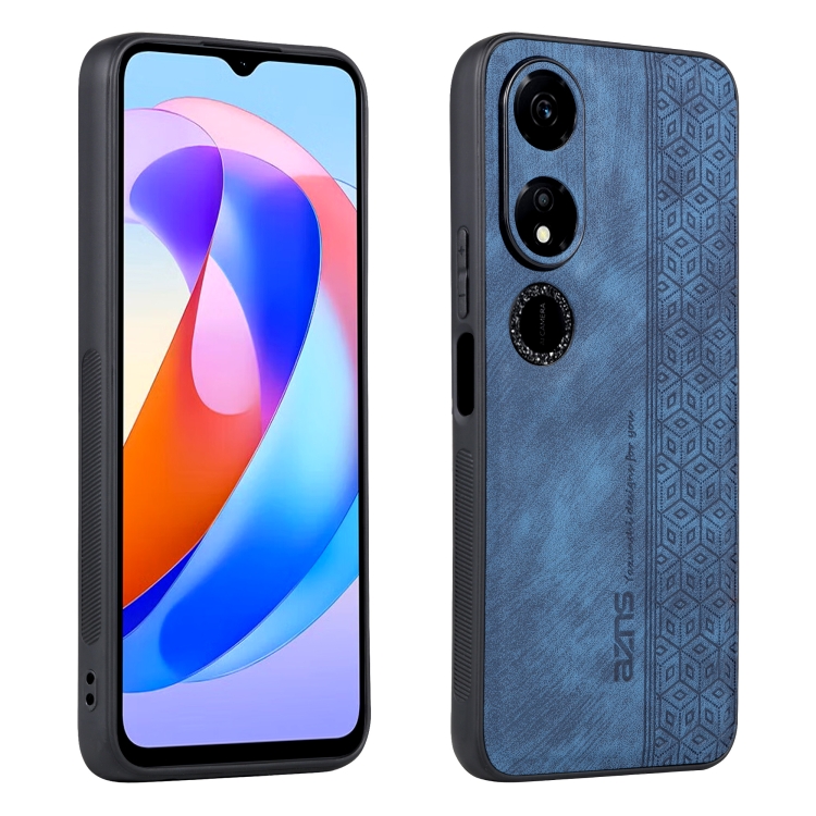 

For Honor Play 40 AZNS 3D Embossed Skin Feel Phone Case(Blue)