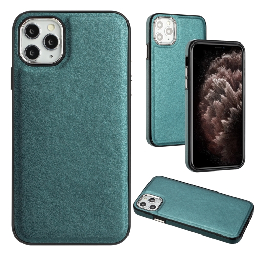

For iPhone 11 Pro Max Leather Texture Full Coverage Phone Case(Green)