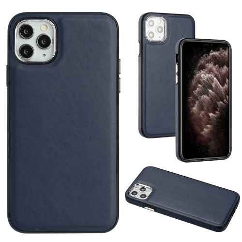 

For iPhone 11 Pro Max Leather Texture Full Coverage Phone Case(Blue)
