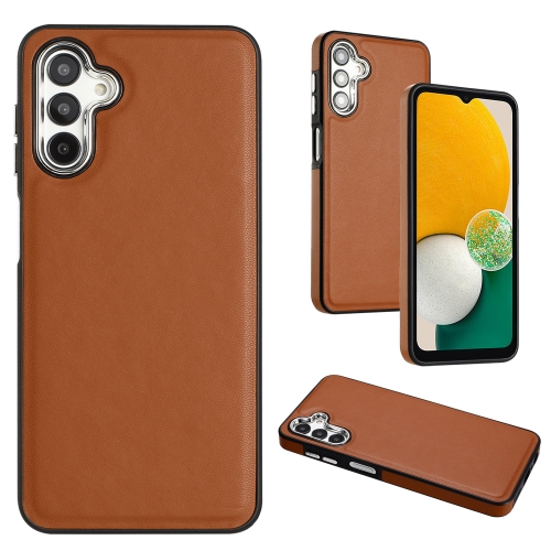 

For Samsung Galaxy A13 5G / A04S / M13 5G Leather Texture Full Coverage Phone Case(Brown)