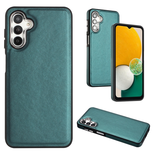 

For Samsung Galaxy A04 4G Leather Texture Full Coverage Phone Case(Green)