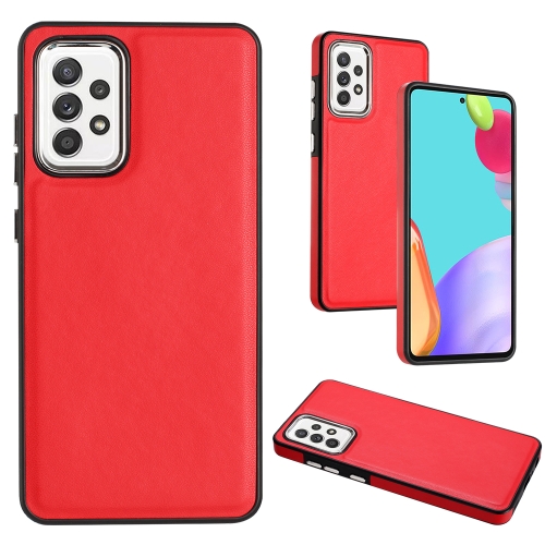 

For Samsung Galaxy A53 5G Leather Texture Full Coverage Phone Case(Red)