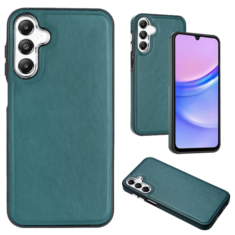 

For Samsung Galaxy A25 5G Leather Texture Full Coverage Phone Case(Green)